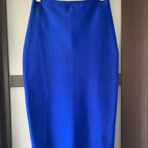 NWT SZ S Beautiful Bright Blue Bandage Skirt